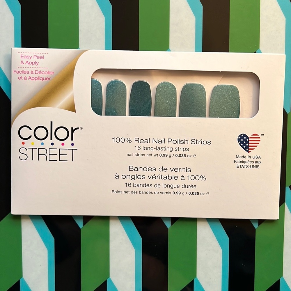 Cole Street  100% Real Nail Polish Strips- Retired Color Space Case